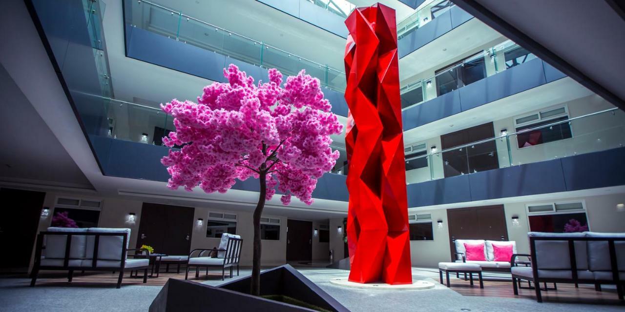 Plaza Poblana Hotel Puebla Ngoại thất bức ảnh